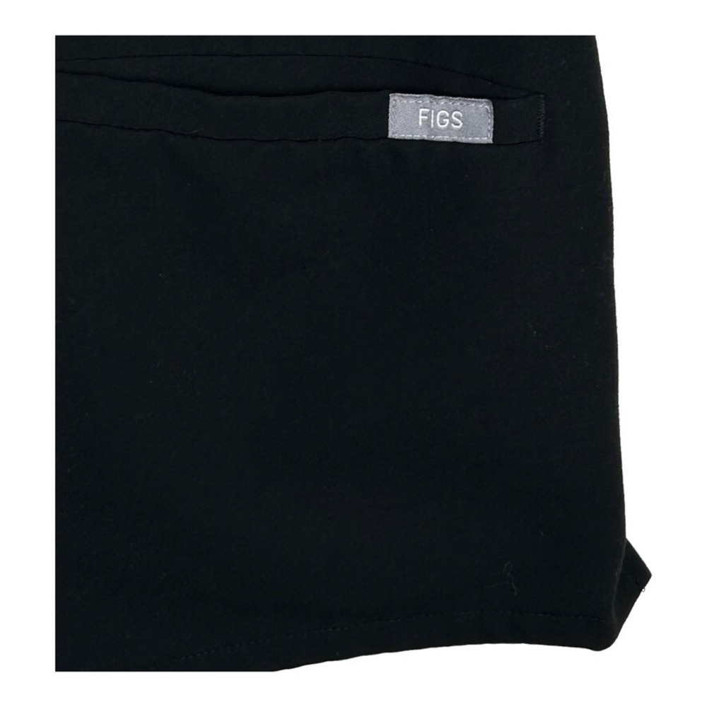 FIGS Womens Casma Technical Collection Scrub Top Size S Black V-Neck FW1100 - Picture 8 of 15